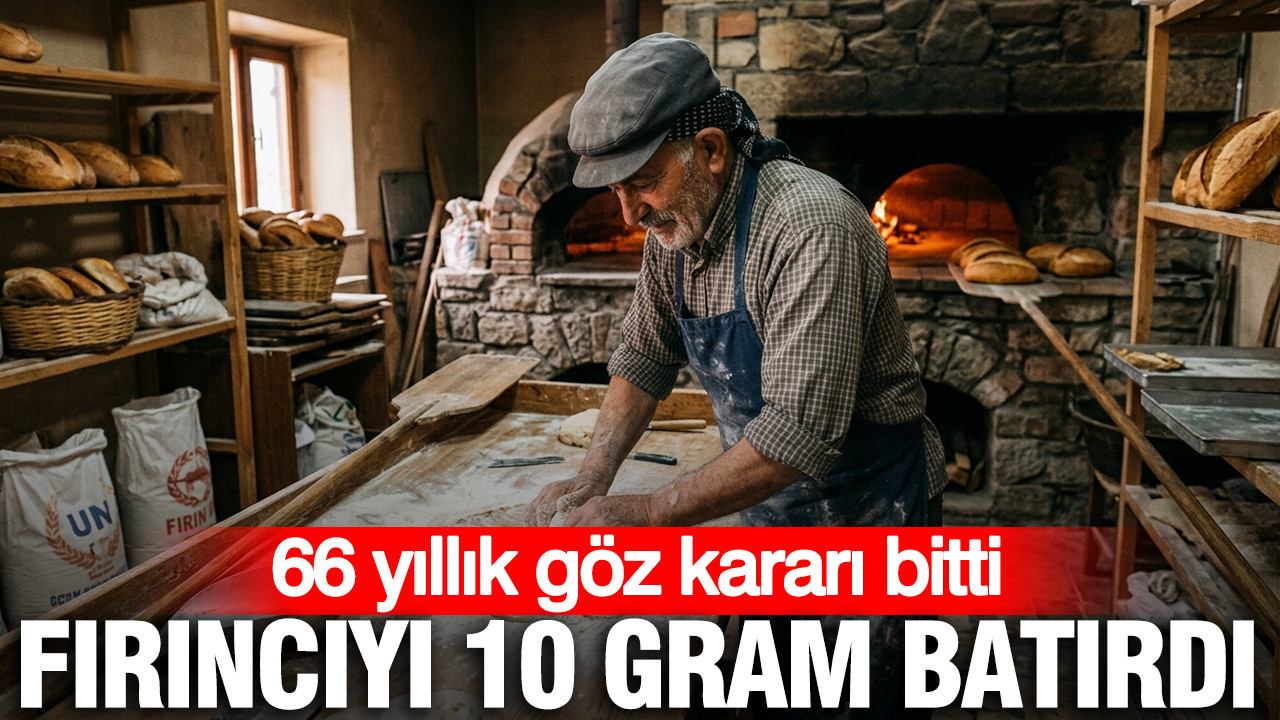 66 yıllık göz kararı bitti: Almanya'da fırıncıyı 10 gram batırdı