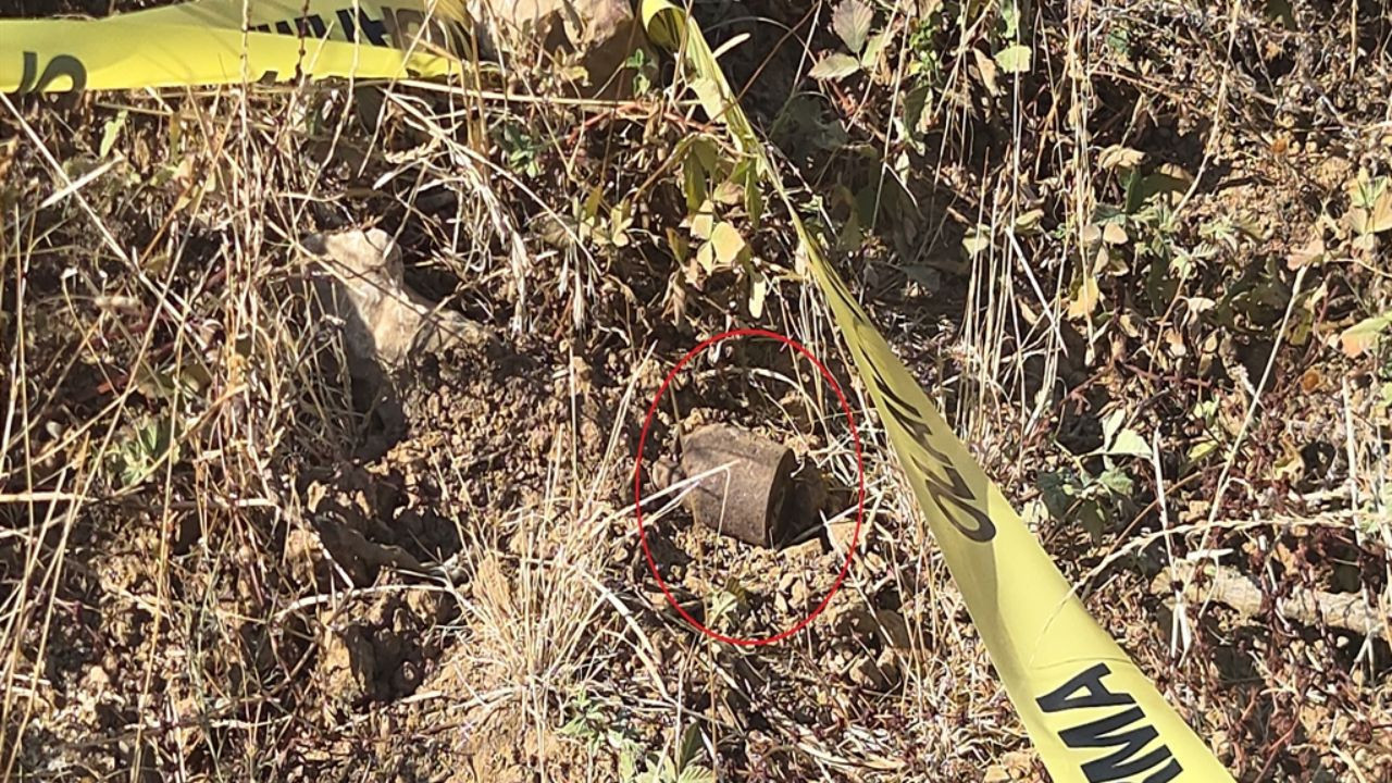 Arazide patlamamış tüfek bombaları bulundu