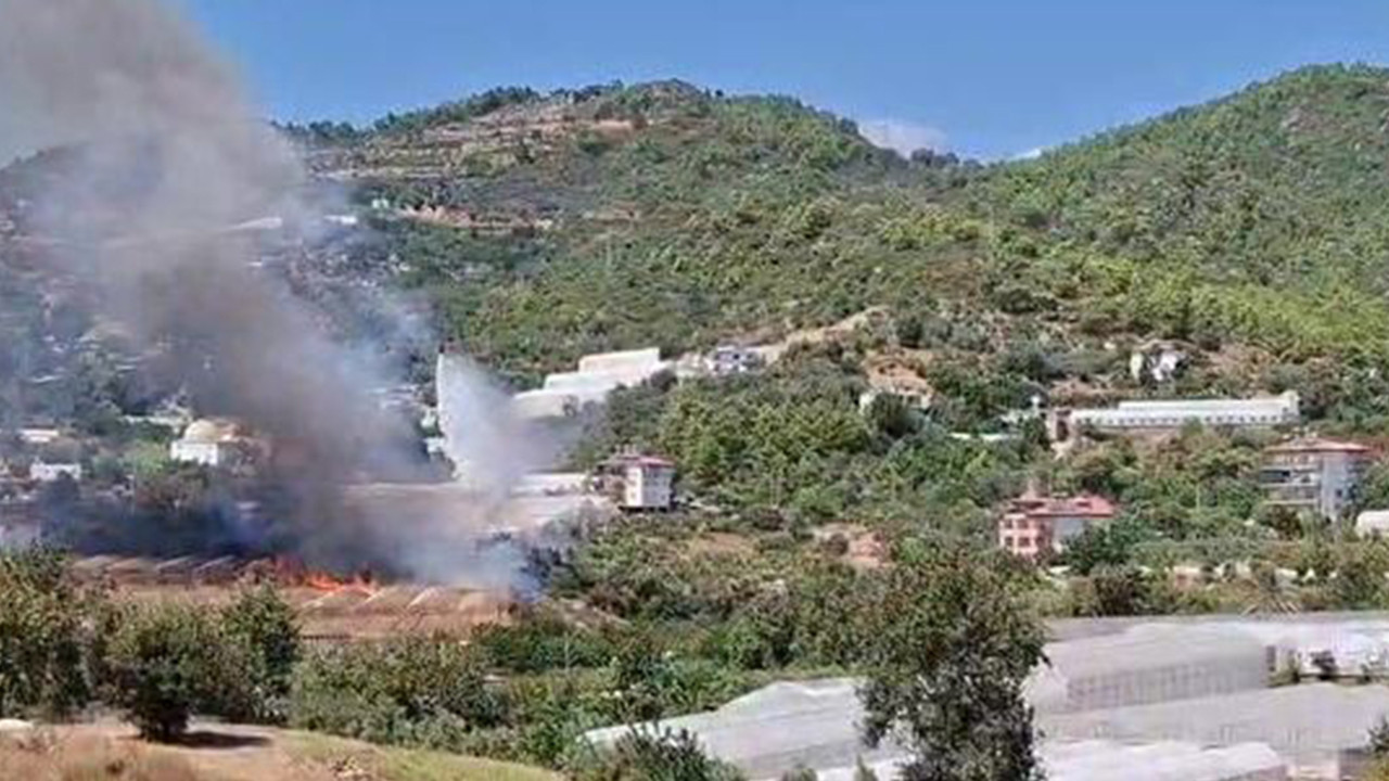 Helikopter pilotunun dikkati sayesinde yangın büyümeden söndürüldü
