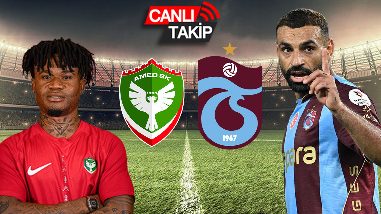 Amespor-Trabzonspor maçının ilk 11'leri belli oldu: Fabinho sürprizi
