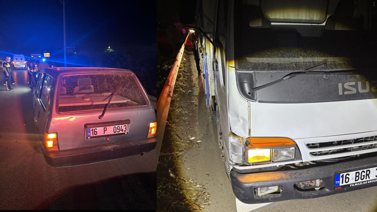 Bursa’da feci kaza: Yakıt doldururken kamyonet çarptı
