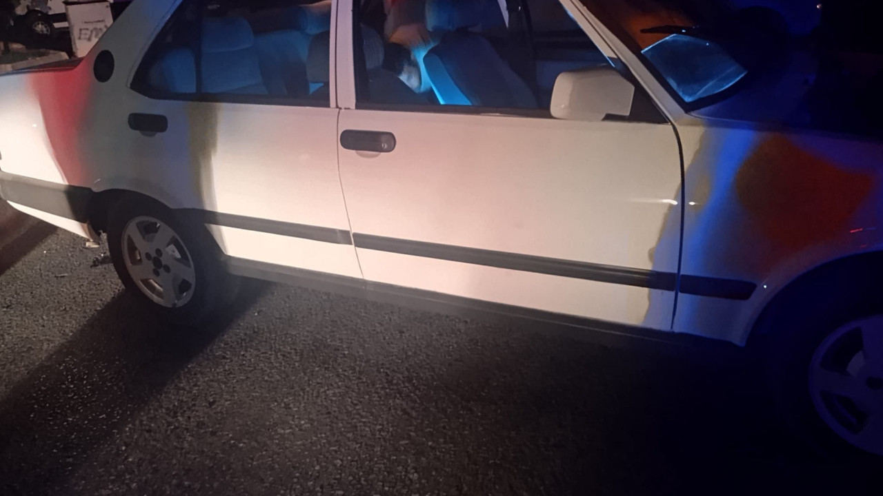 Drift atıp polisten kaçtı: Alkollü sürücüyü otomobili ele verdi