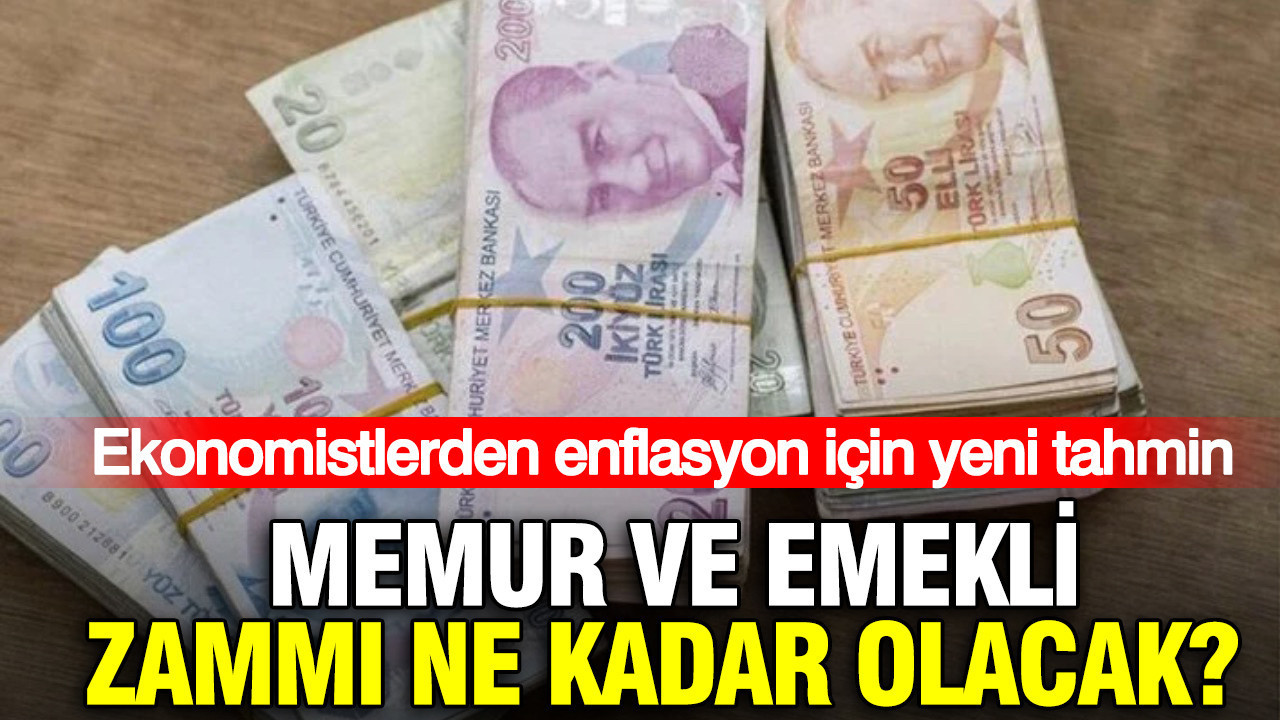 Ekonomistlerden enflasyon için yeni tahmin: Memur ve emekli zammı ne kadar olacak?
