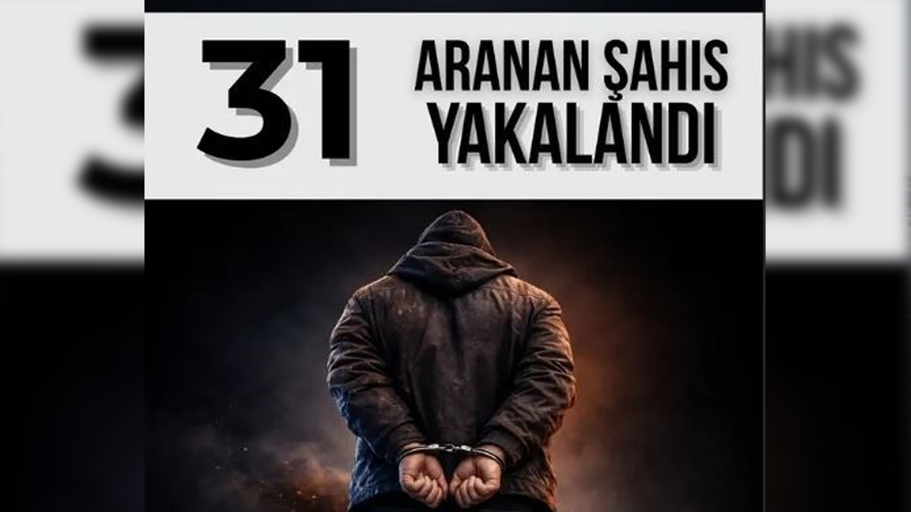 Ardahan'da polisten kaçamadılar: Aranan 31 kişi yakalandı