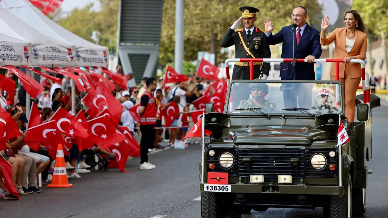 Büyük Zafer’in 104. yılı Tekirdağ'da büyük bir coşku ve gururla kutlandı