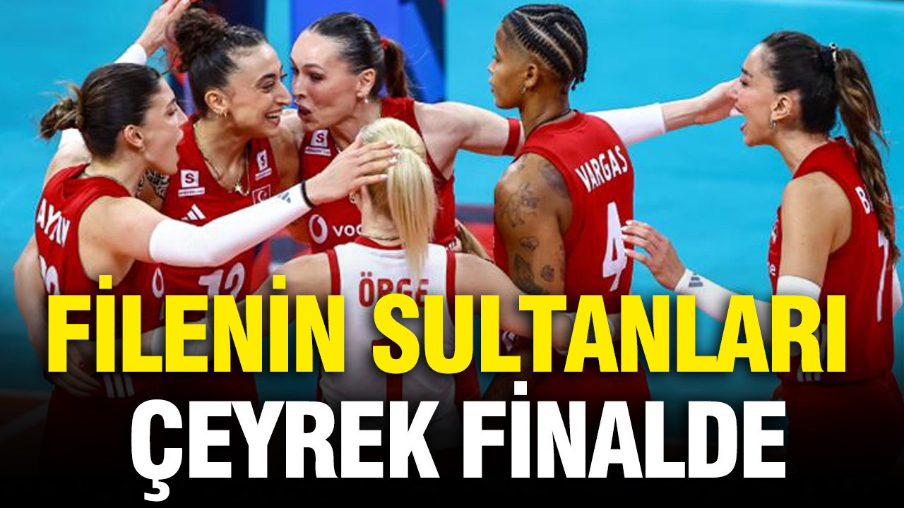 Filenin Sultanları çeyrek finalde: Azerbaycan’a set vermedi