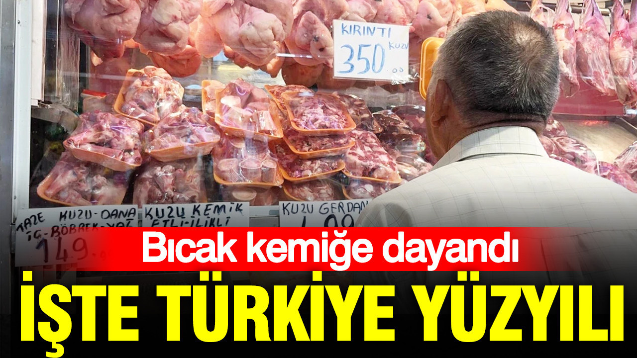 İşte Türkiye Yüzyılı: Emekliler eti çöpten yiyor
