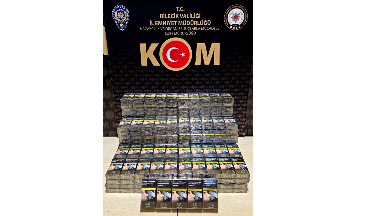 Kaçakçılığa darbe: 290 paket kaçak sigara ele geçirildi