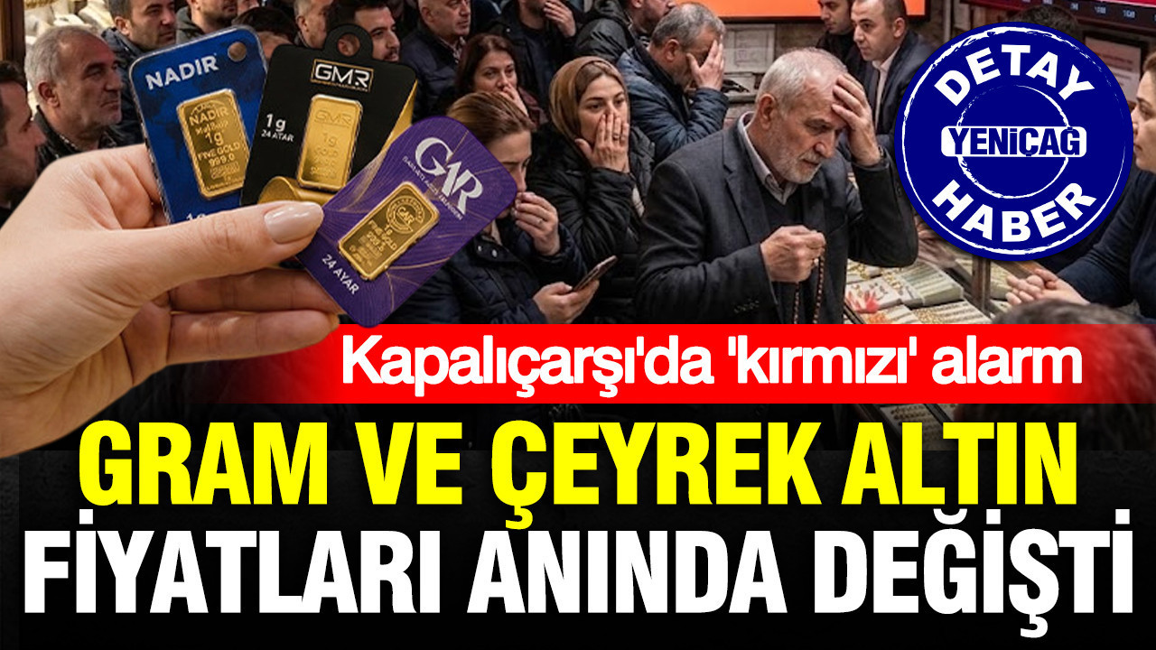 Kapalıçarşı'da altın fiyatları ne kadar? Gram altın, çeyrek altın kaç TL oldu? (1 Eylül Salı)