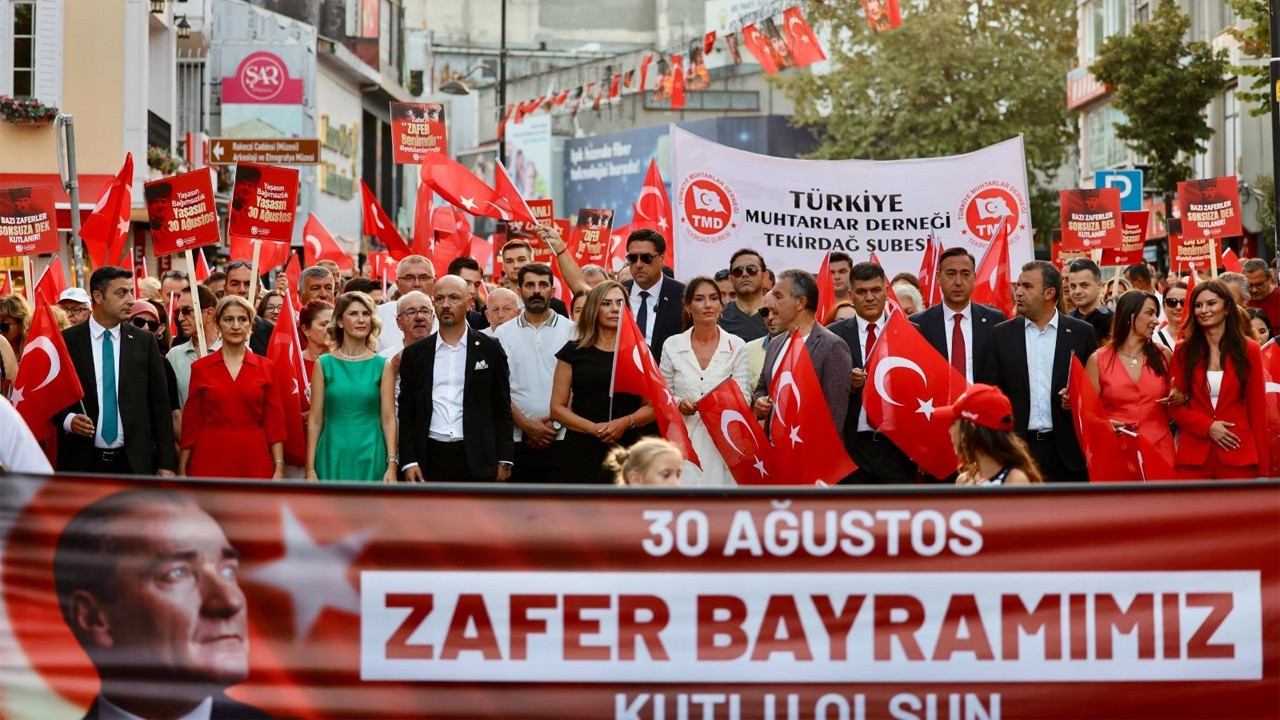 Zafer coşkusu Tekirdağ’ı sardı: Binler tek yürek