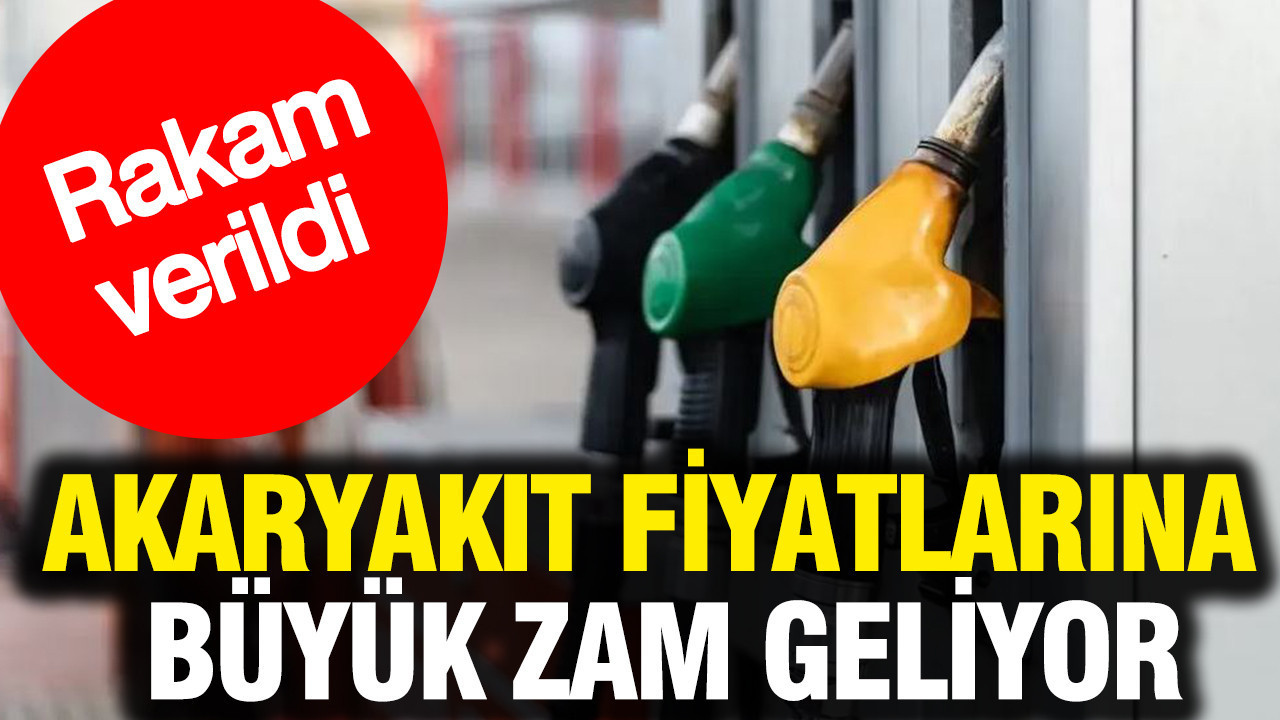 Akaryakıt fiyatlarına büyük zam geliyor: Rakam verildi (2 Eylül 2026)