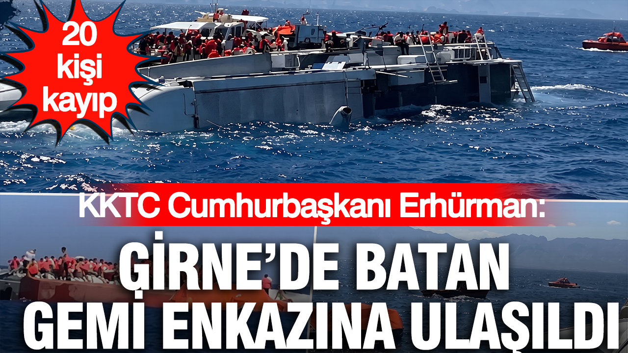 Girne'de batan gemi enkazına ulaşıldı