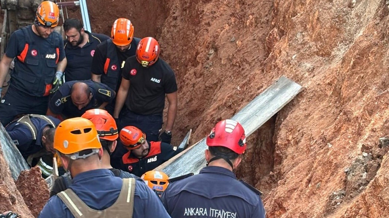 İşçi göçük altında kaldı: Ankara’da inşaatta can pazarı