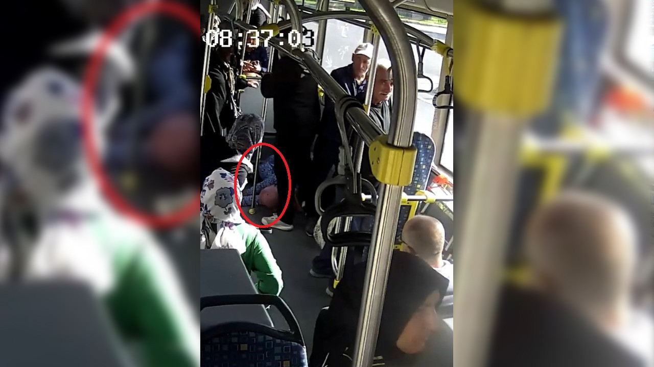 Kayseri'de otobüste fenalaşan yolcuyu şoför hastaneye yetiştirdi