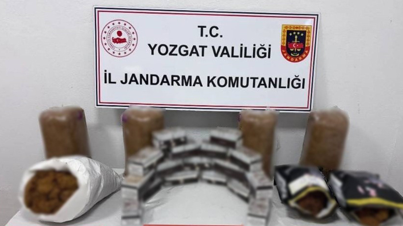 Yozgat'ta kaçak tütün operasyonu: Binlerce makaron ele geçirildi
