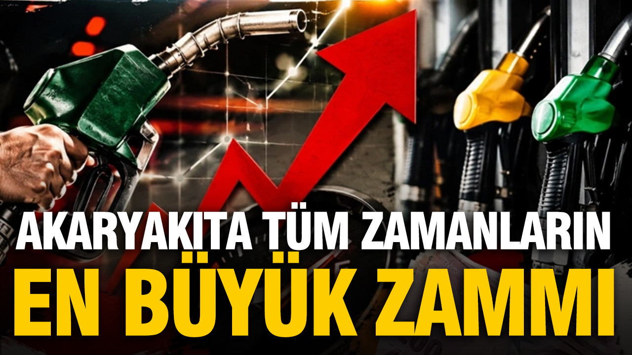 Akaryakıt fiyatlarına tüm zamanların en büyük zammı (3 Eylül 2026)