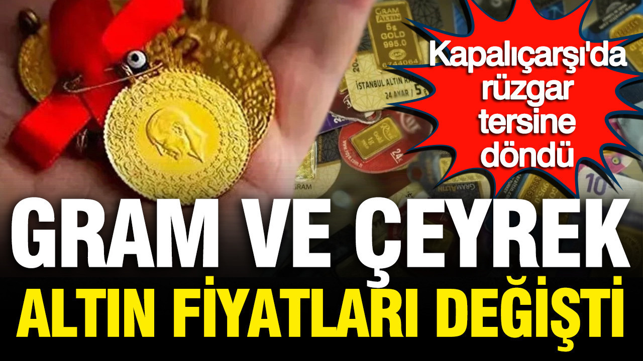 Altın fiyatları bugün ne kadar? Gram altın, çeyrek altın kaç TL oldu? (3 Eylül Perşembe)