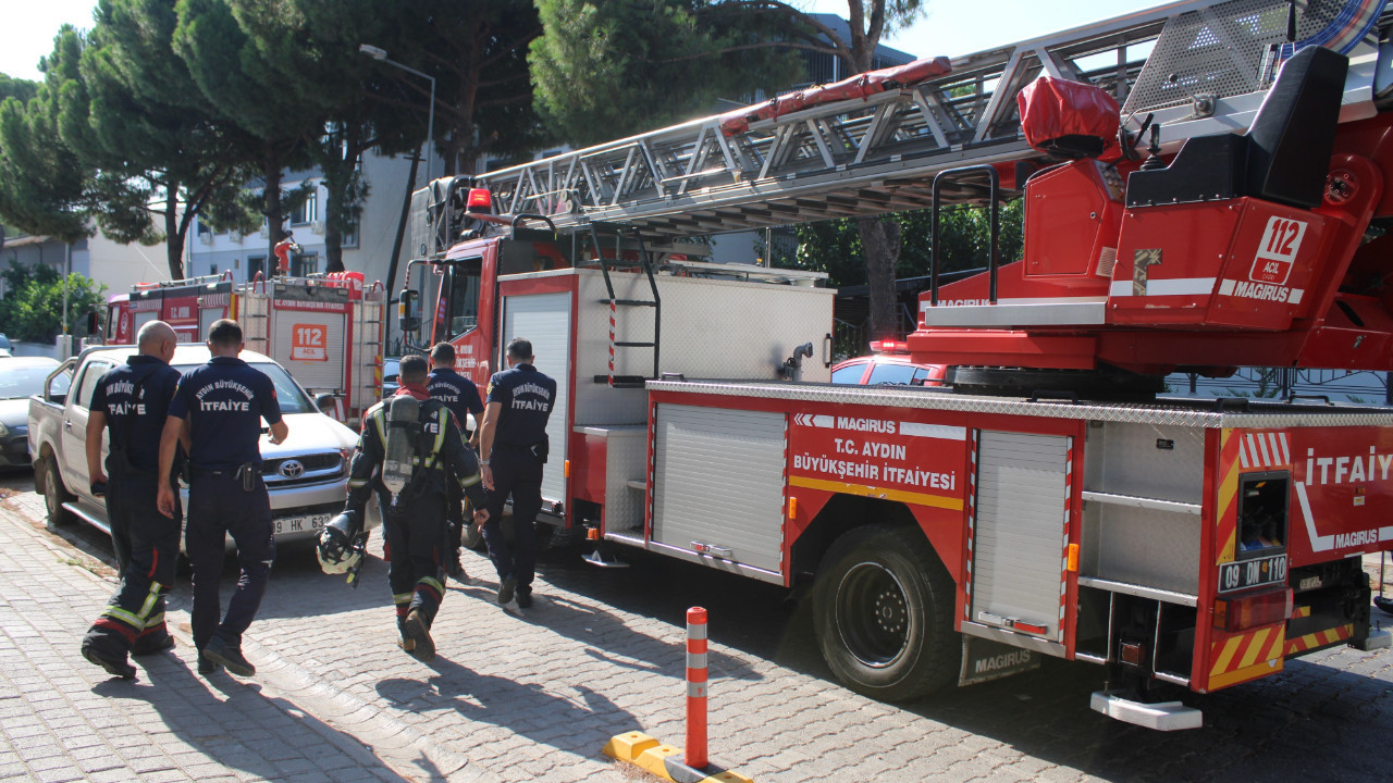 Aydın’da 8 katlı apartmanda yangın paniği: Nedeni incelemede ortaya çıktı