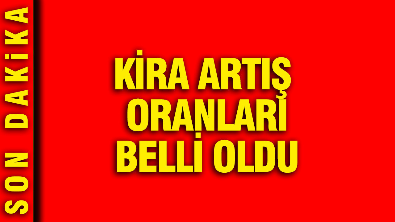 Eylül ayı kira artış oranı belli oldu