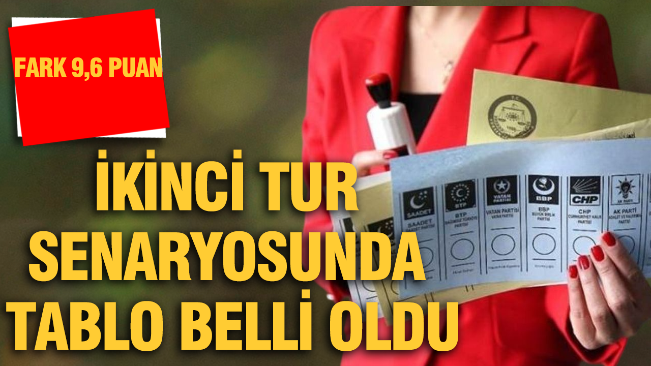 İkinci tur anketinde çarpıcı sonuç: Yavaş ve Erdoğan arasındaki fark açıldı