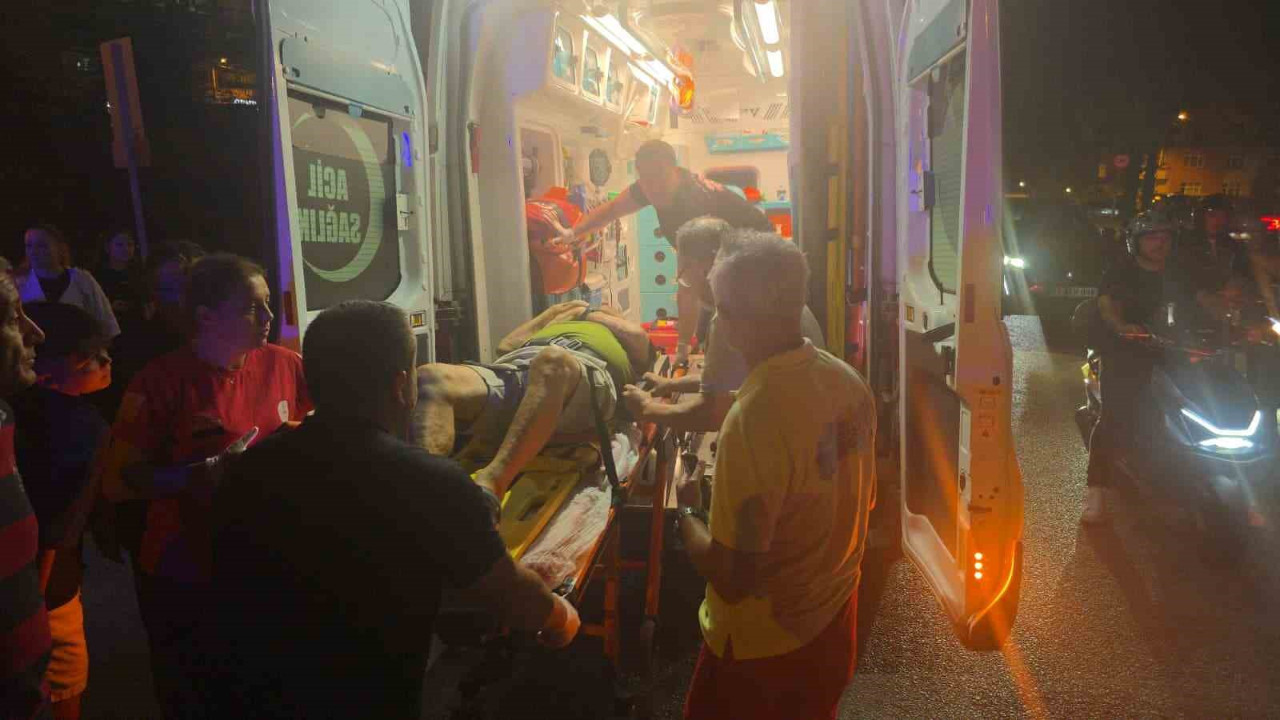 Kontrolden çıkan otomobil takla attı: 1 yaralı