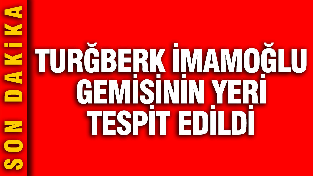 Silivri'de batan geminin yeri tespit edildi