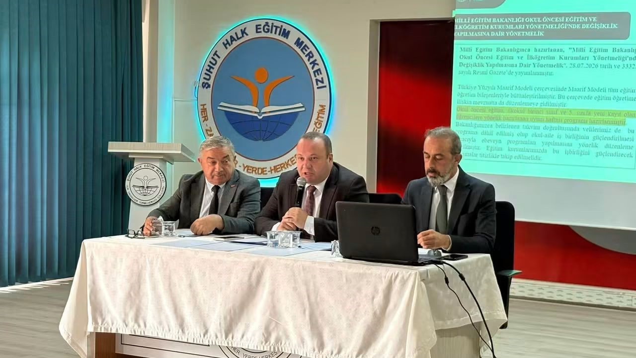 Şuhut’ta yeni eğitim yılı öncesi okul güvenliği masaya yatırıldı