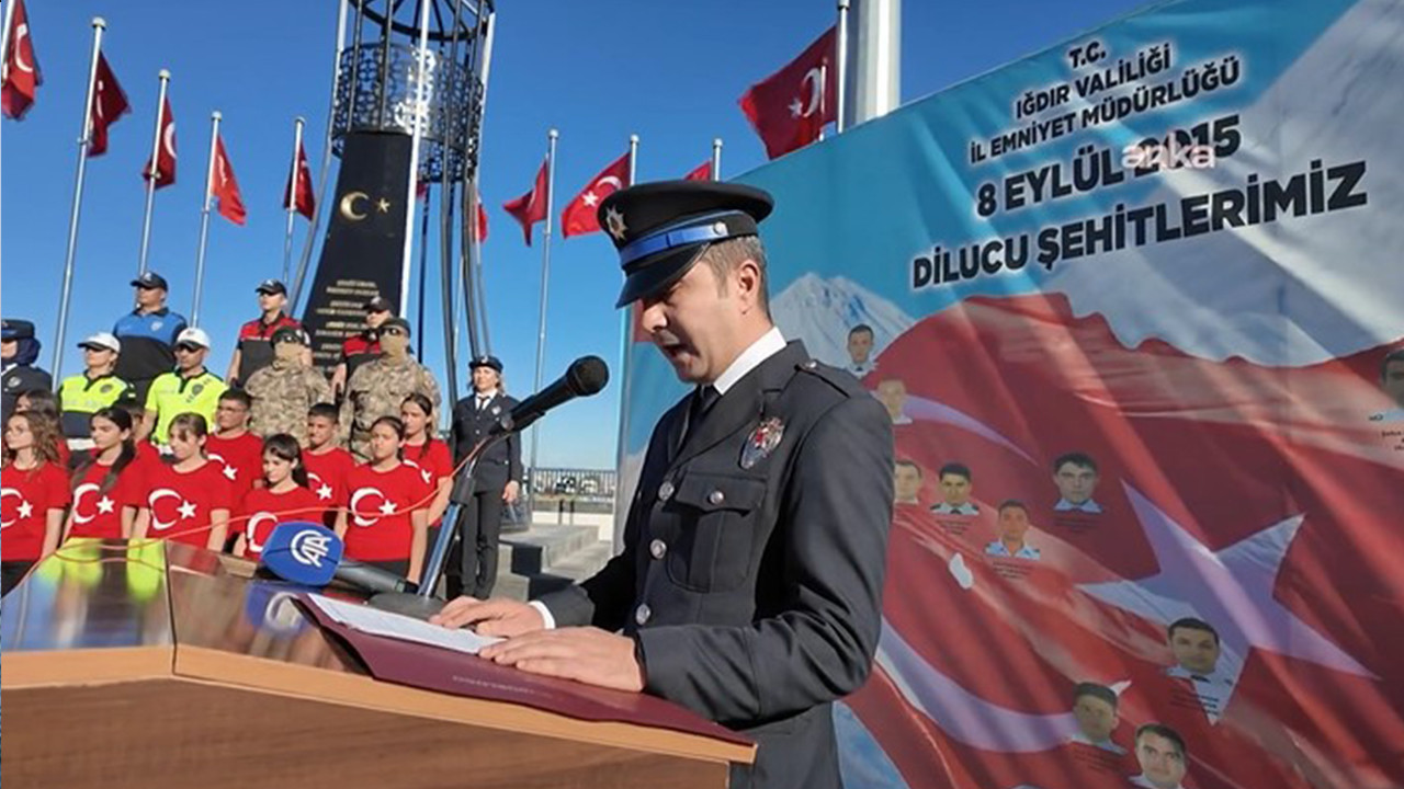 Terör örgütü PKK'nın saldırısında şehit olan 13 polis anıldı