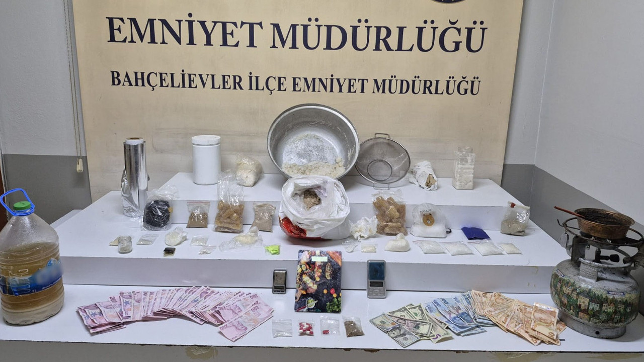 İstanbul Bahçelievler'de uyuşturucu operasyonu: 4 şüpheli gözaltında