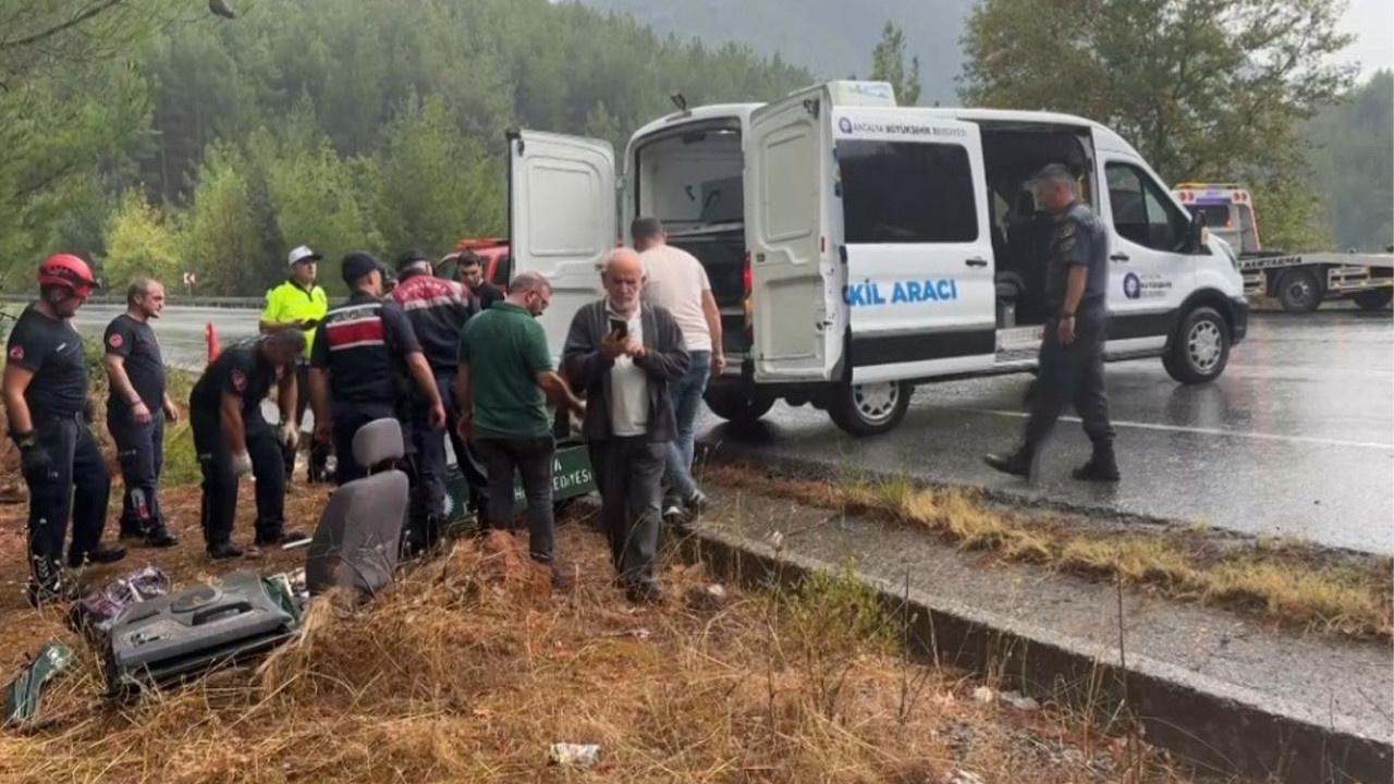 Antalya'da ölümlü trafik kazası