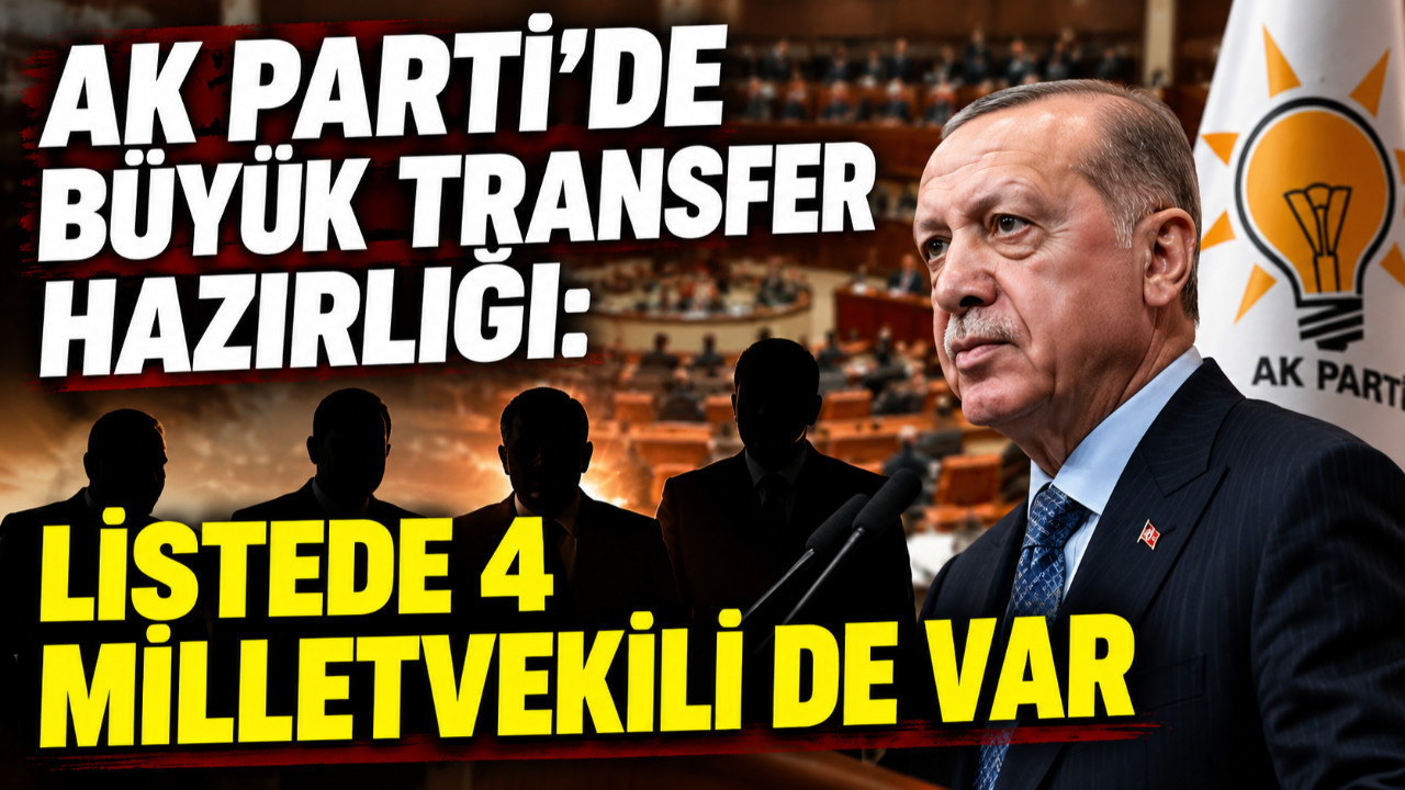 AK Parti’de büyük transfer hazırlığı: Listede 4 milletvekili de var