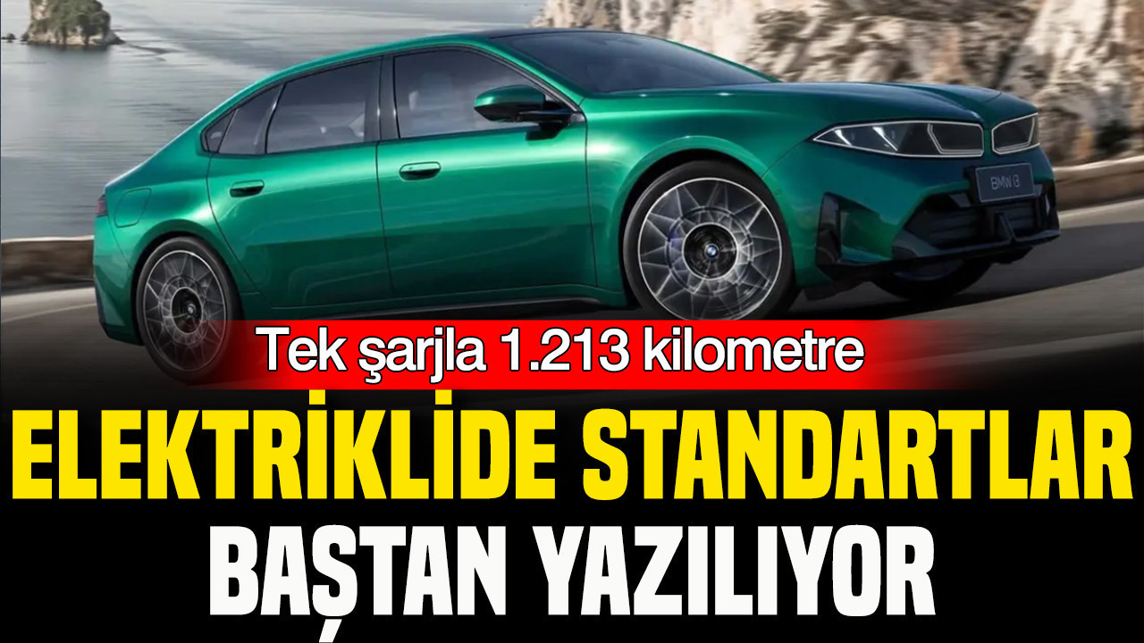 Elektrikli BMW i3 50L, tek şarjla 1.213 kilometre menzile ulaştı