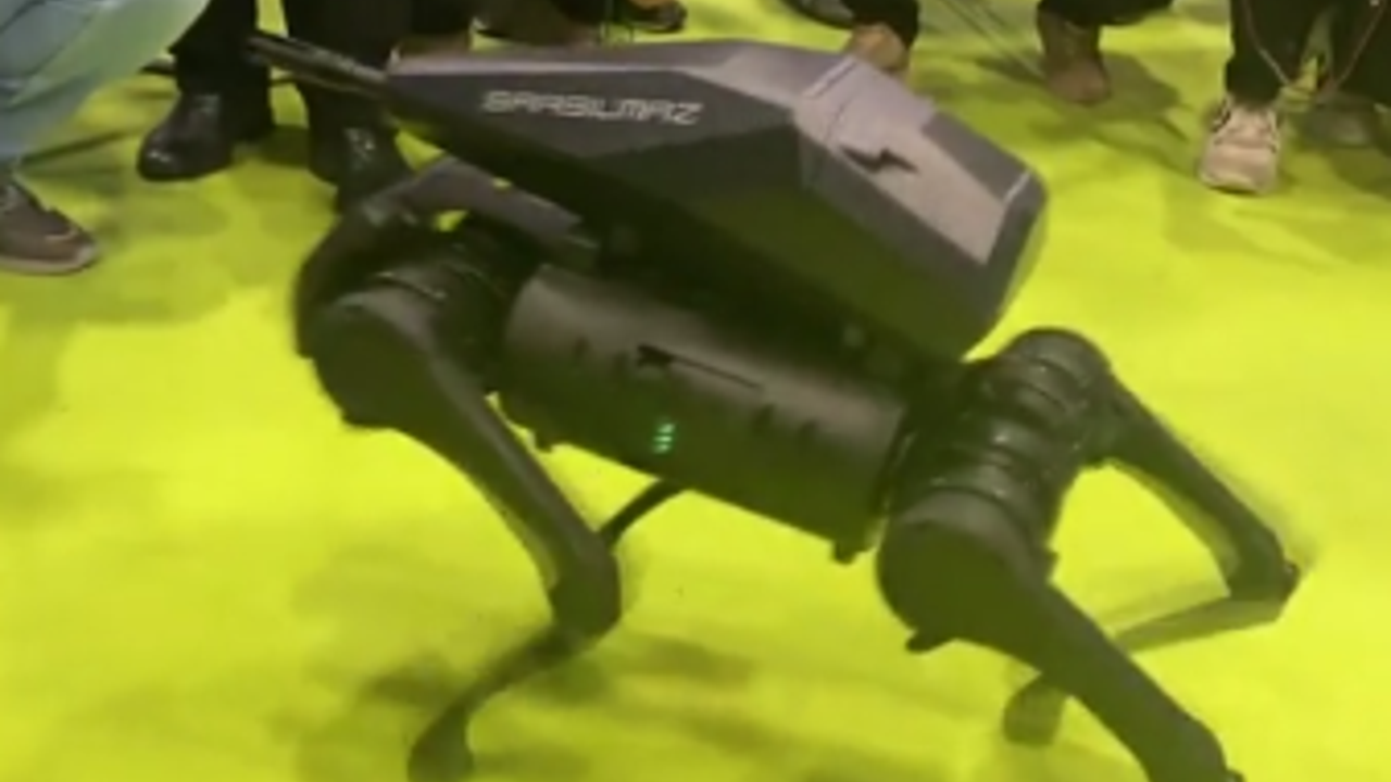 Türkiye'nin silahlı robotunun videosu ortaya çıktı. İşte silahlı robot ...