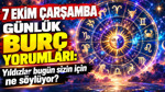 7 Ekim Çarşamba günlük burç yorumları: Yıldızlar bugün sizin için ne söylüyor?