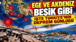 Ege ve Akdeniz beşik gibi: İşte Türkiye’nin deprem günlüğü