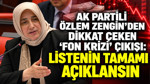 AK Partili Özlem Zengin’den dikkat çeken ‘fon krizi’ çıkışı: Listenin tamamı açıklansın