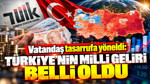 Vatandaş tasarrufa yöneldi: Türkiye'nin milli geliri belli oldu