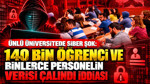 Yıldız Teknik Üniversitesi'ne siber şok: 140 bin öğrenci ve binlerce personelin verisi çalındı mı?