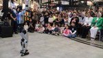 Müzik başladı, robot 'Mega' dans etti: Kayseri'de renkli görüntüler