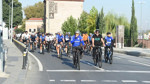 İstanbul'da 750 bisikletli tarihe pedal çevirdi