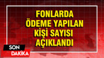 Cevdet Yılmaz, fonlarda ödeme yapılan kişi sayısını açıkladı
