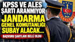 KPSS ve ALES şartı aranmıyor: Jandarma Genel Komutanlığı subay alacak... Başvuru şartları belli oldu