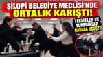 Silopi Belediye Meclisi'nde ortalık karıştı: Tekmeler ve yumruklar havada uçuştu