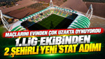 Maçlarını evinden çok uzakta oynuyordu: 1. Lig ekibinden iki şehirli yeni stat adımı