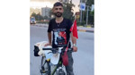 Sedat Peker için pedal çeviren gezgin Hatay’a ulaştı