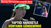 Milli gururumuz Zeynep Sönmez yaptığı hareketle maça damga vurdu