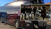Trabzonsporlu futbolculara saldırı: Takım otobüsü...