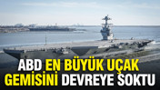 ABD en b&uuml;y&uuml;k u&ccedil;ak gemisini "USS Gerald R. Ford" devreye soktu