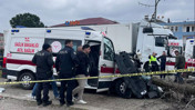 Çarşamba'da trajik kaza: Ambulans ile fındık kamyonu çarpıştı: Şoför hayatını kaybetti
