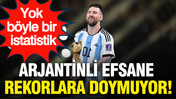 Arjantinli efsane Lionel Messi rekorlara doymuyor... Yok böyle bir istatistik